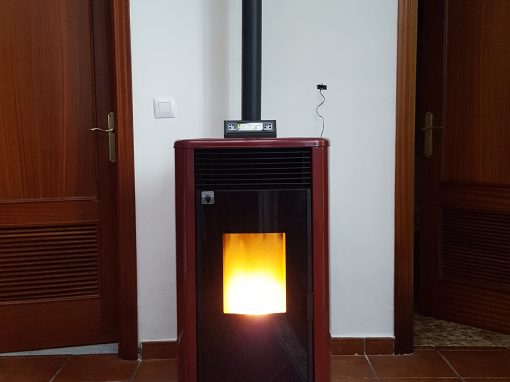Instalación de Estufa de Pellets Big 15 en Valle de Santa Ana