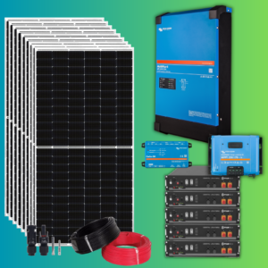 Kit fotovoltaico para casa aislada