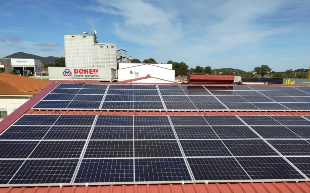 Instalación Fotovoltaica de Autoconsumo Industrial en Jerez de los Caballeros