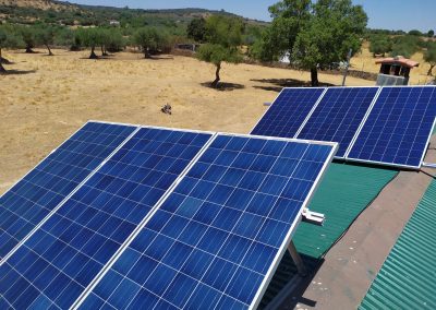 Instalación Fotovoltaica Aislada en Fregenal de la Sierra