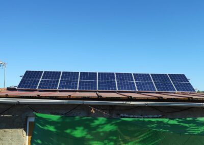 Instalación fotovoltaica aislada en Burguillos del Cerro