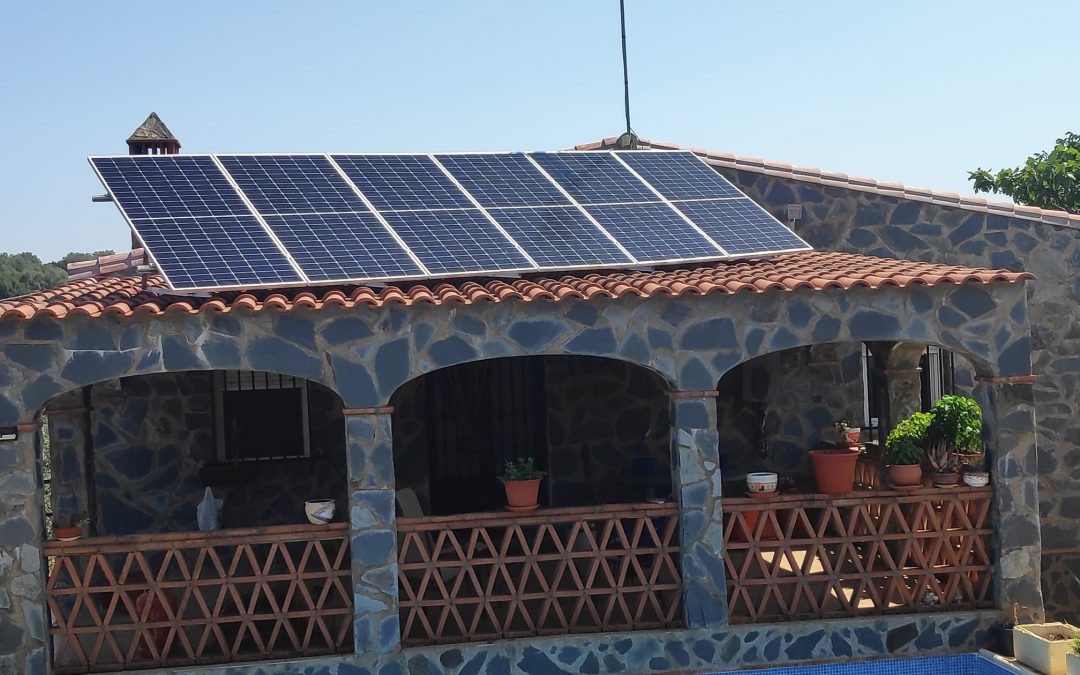 Instalación fotovoltaica aislada en Jerez de los Caballeros