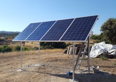 Instalación Fotovoltaica Aislada en Fregenal de la Sierra.